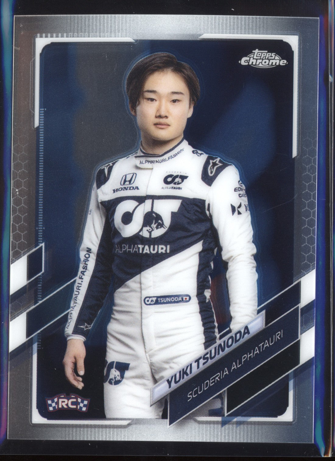 Yuki Tsunoda 2021 Topps Chrome Formula One RC