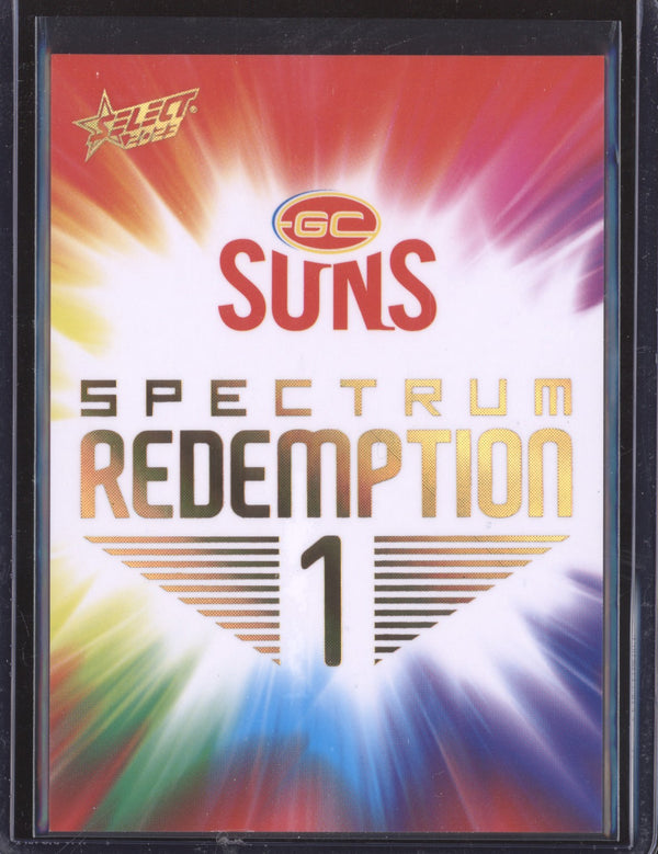 Gold Coast 2023 Select Footy Stars SR-GCS1 Spectrum 1 Redemption 103/125