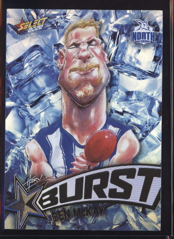 Ben McKay 2022 AFL - Select Footy Stars Starburst Ice