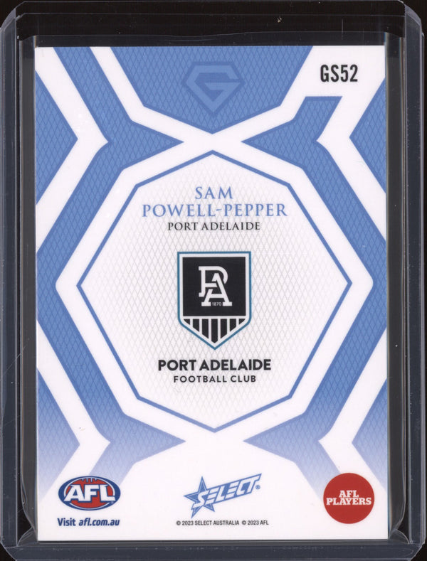 Sam Powell-Pepper 2023 Select Gem GS52 Sapphire Port Adelaide 17/70