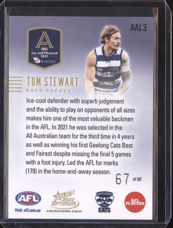 Tom Stewart 2022 Select Optimum AAL3 2021 All Australian Metal 67/80