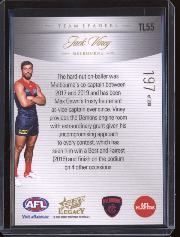 Jack Viney 2023 Select Legacy AFL TL55 Team Leaders 197/200