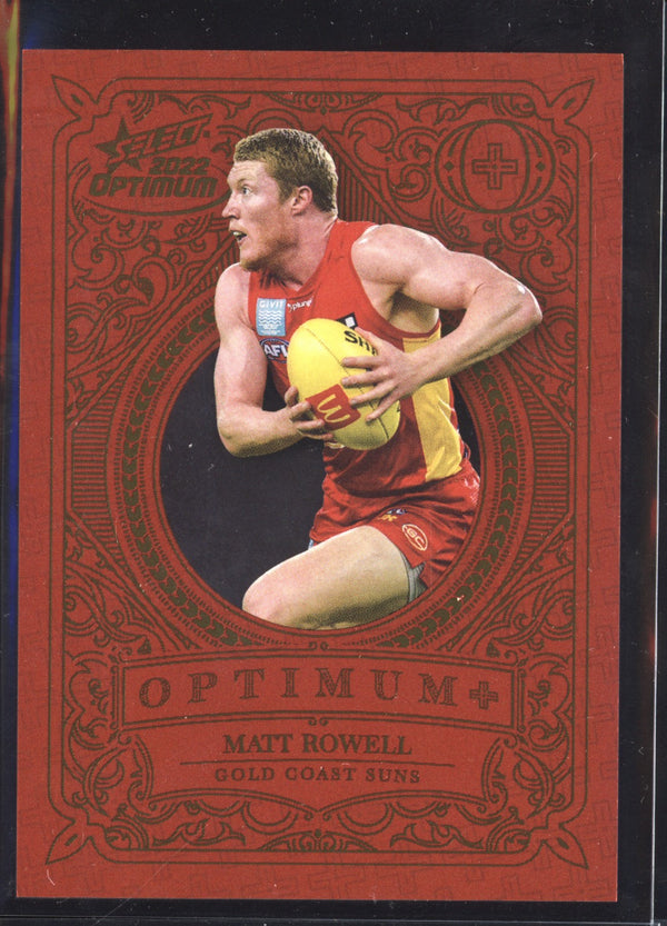 Matt Rowell 2022 Select Optimum OP80 Optimum Plus 99/450