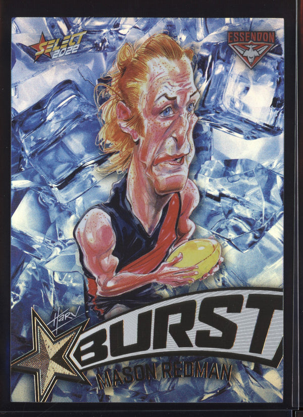 Mason Redman 2022 AFL - Select Footy Stars Starburst Ice