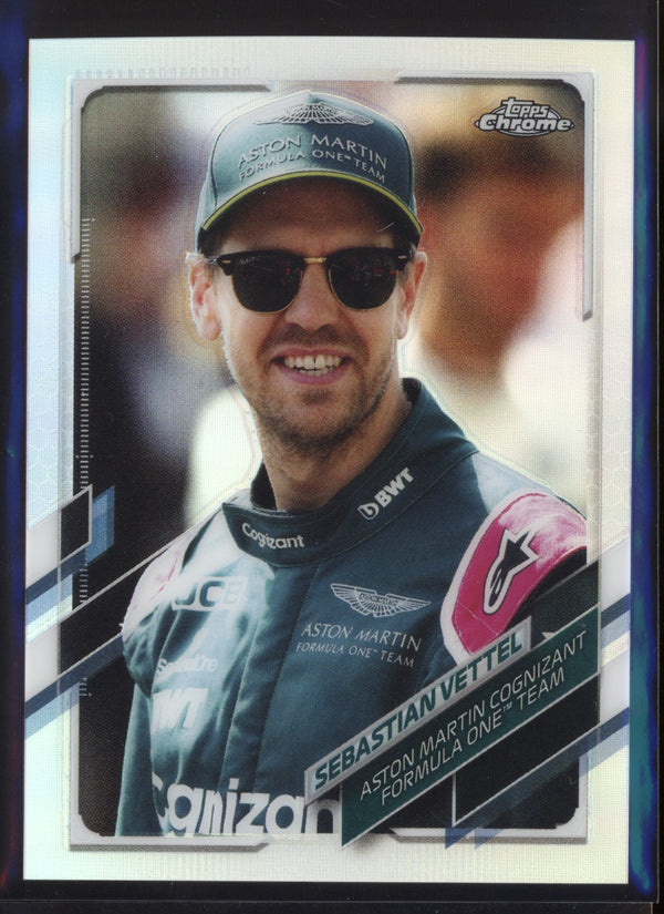 Sebastian Vettel 2021 Topps Chrome Formula One Refractor