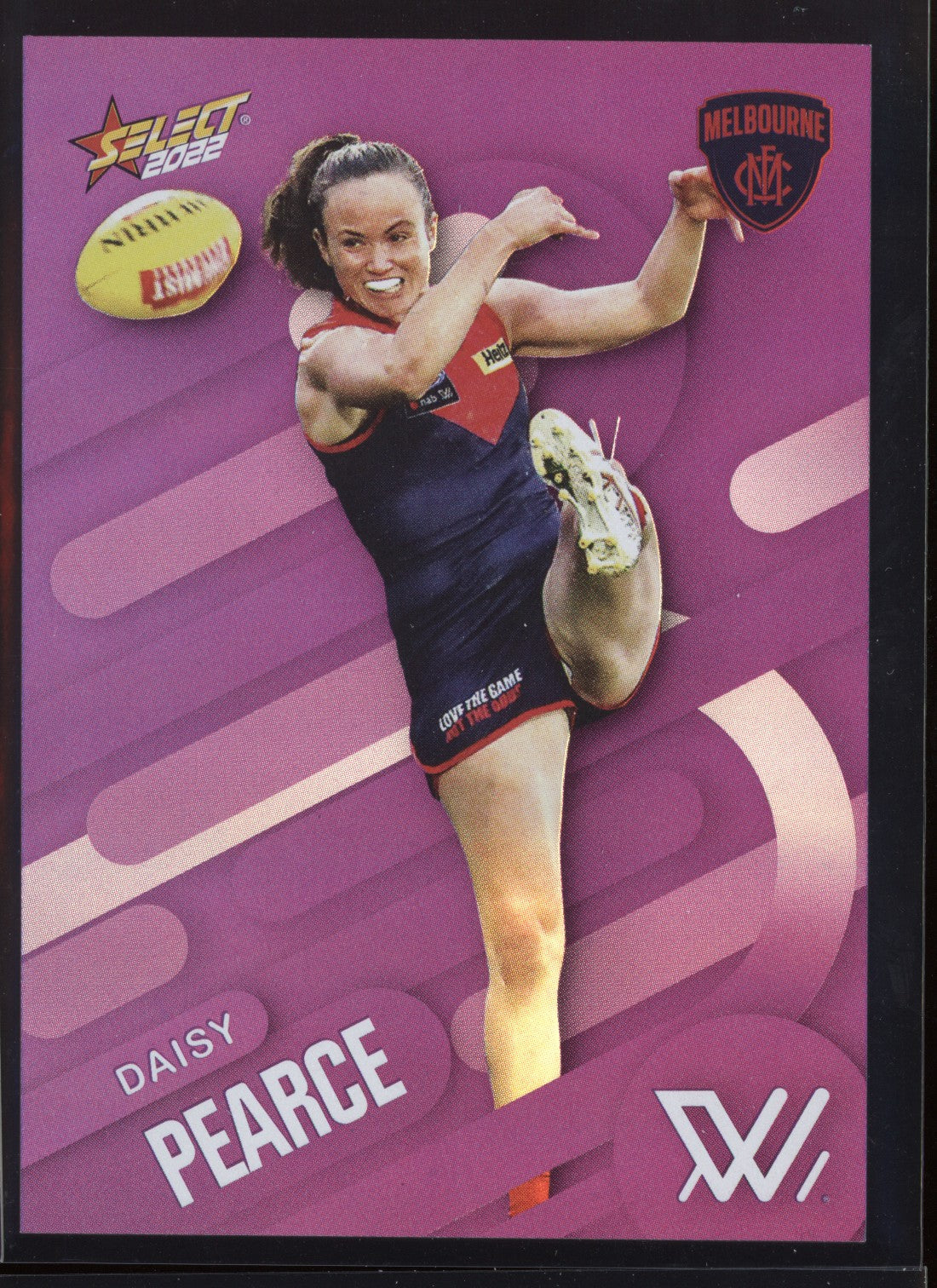 Daisy Pearce 2022 Select Footy Stars Common Card - Purple