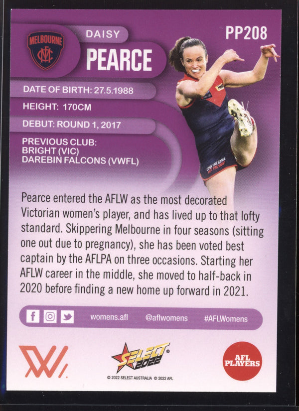 Daisy Pearce 2022 Select Footy Stars Common Card - Purple