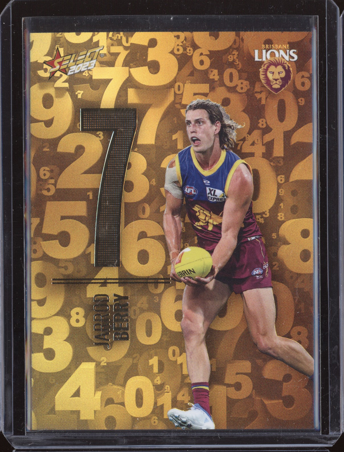 Jarrod Berry 2023 Select Footy Stars N15 Numbers Gold 31/255