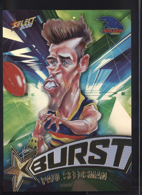 Paul Seedsman 2022 AFL- Select Footy Stars Starburst Paint