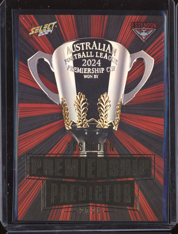 Essendon 2024 Select Footy Stars PPG5 Premiership Predictor Gold 74/315