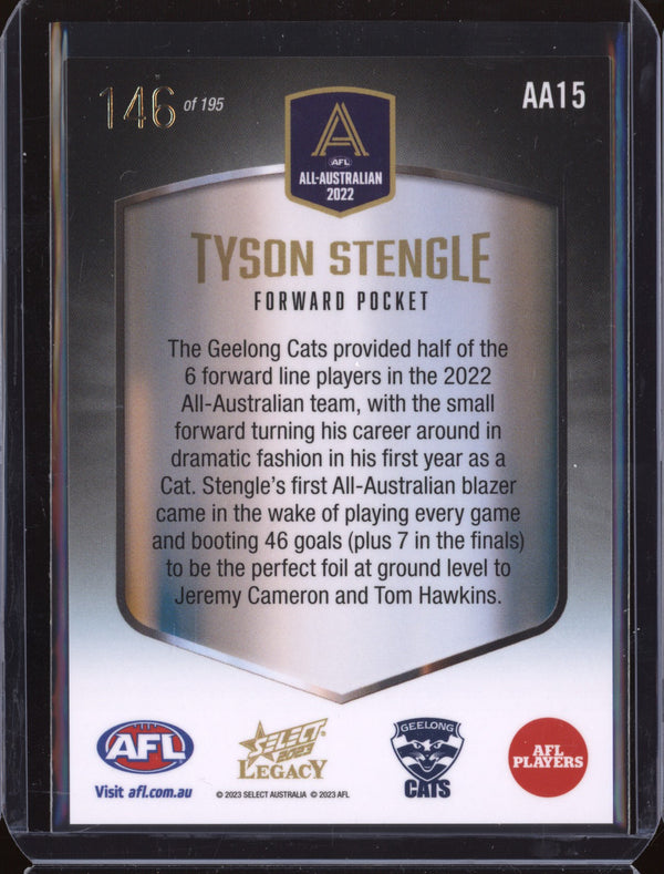 Tyson Stengle 2023 Select Legacy AFL AA5 2022 All-Australian 146/195