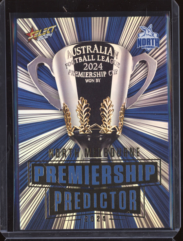 North Melbourne 2024 Select Footy Stars PPG12 Premiership Predictor Gold 23/315