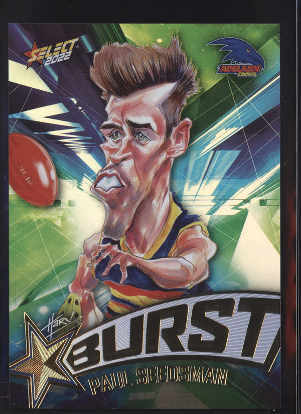 Paul Seedsman 2022 AFL- Select Footy Stars Starburst Paint