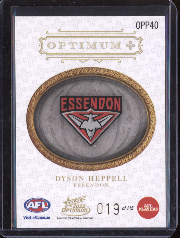 Dyson Heppell 2022 Select Optimum OPP40 Optimum Plus Parallel 19/115