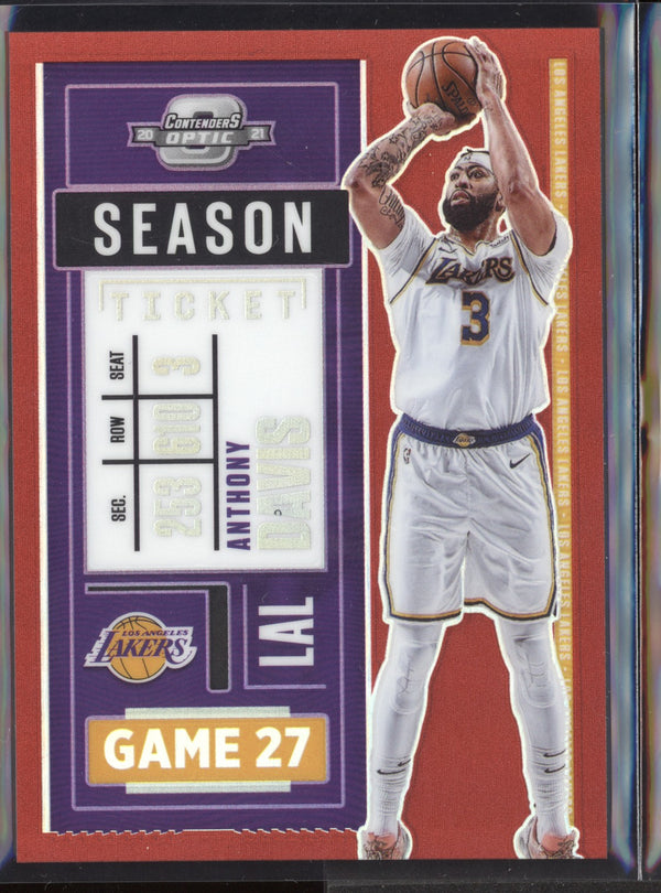 Anthony Davis 2020-21 Panini Contenders Optic Red