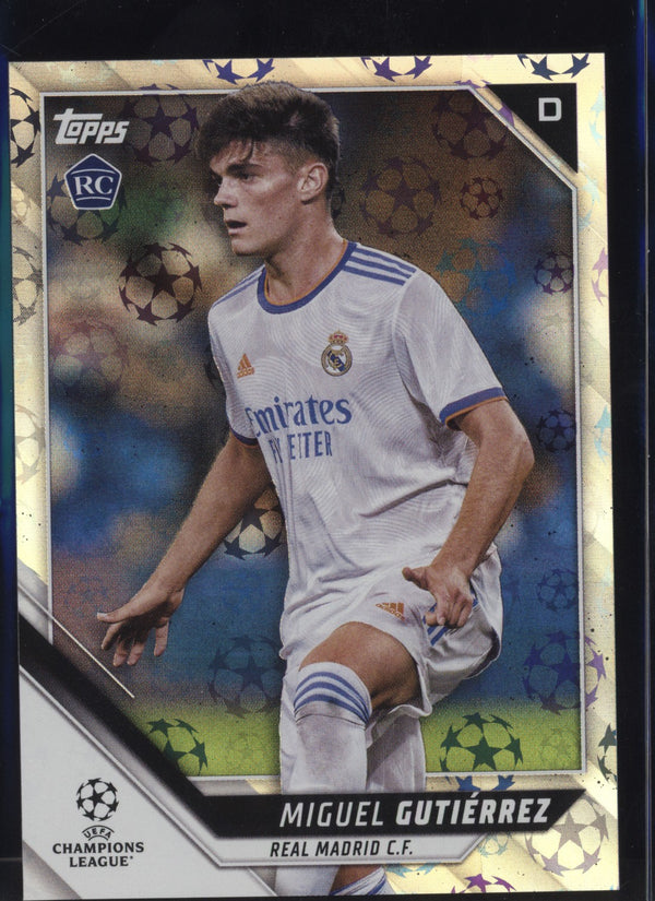 Miguel Gutierrez 2021/22 Topps UEFA Champions League Starball