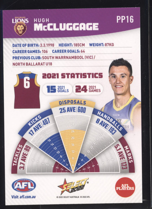 Hugh McCluggage 2022 Select Footy Stars Common Card - Purple