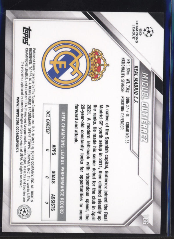 Miguel Gutierrez 2021/22 Topps UEFA Champions League Starball