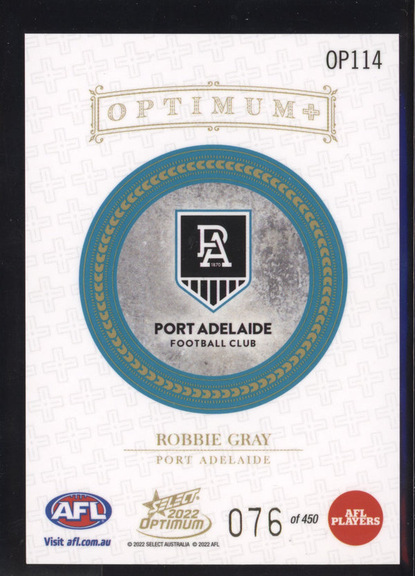 Robbie Gray 2022 Select Optimum OP114 Optimum Plus 76/450