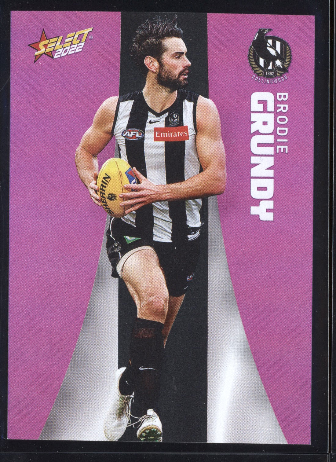 Brodie Grundy 2022 Select Footy Stars Common Card Purple The Hobby