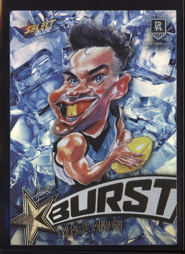 Karl Amon 2022 AFL - Select Footy Stars Starburst Ice