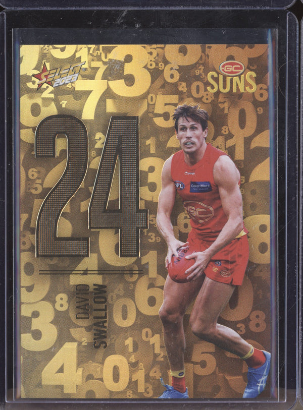 David Swallow 2023 Select Footy Stars N105 Numbers 123/255