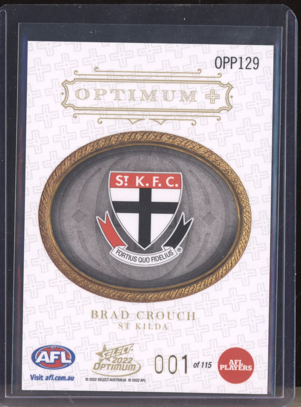 Brad Crouch 2022 Select Optimum OPP129 Plus Parallel 01/115