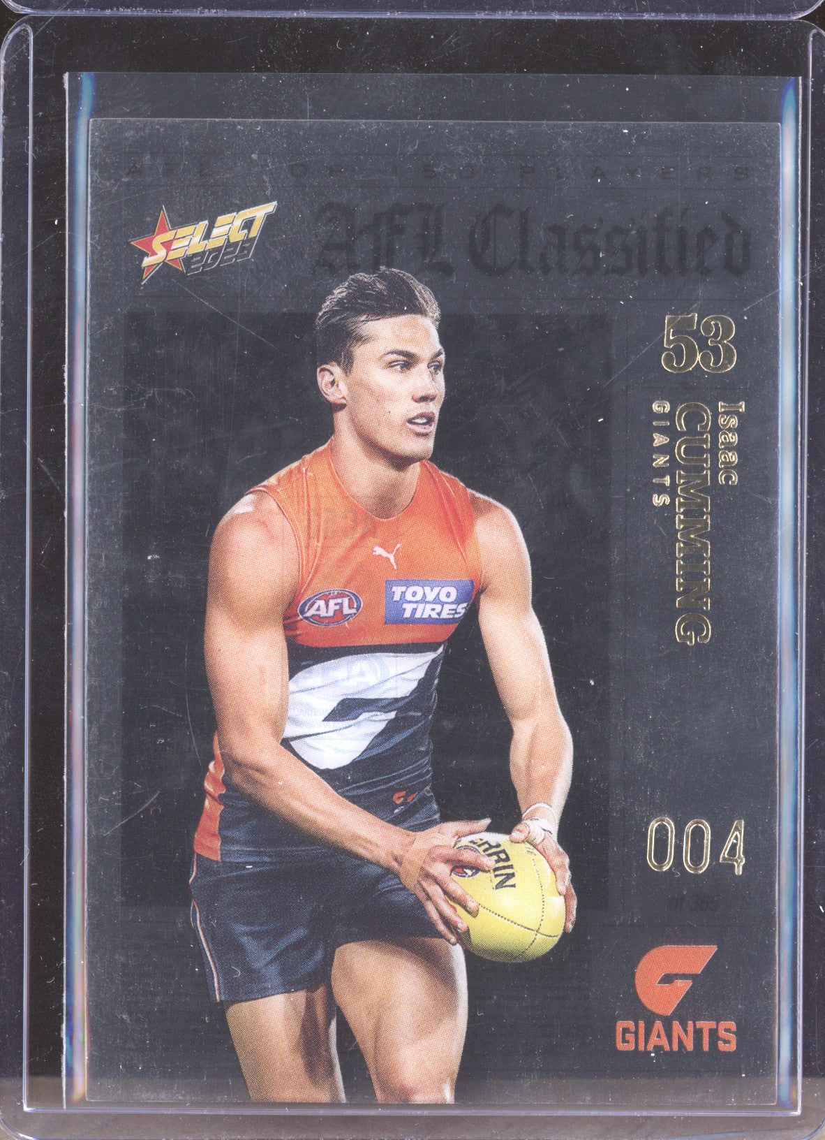 Isaac Cumming 2023 Select Footy Stars 53 AFL Classified 004/365