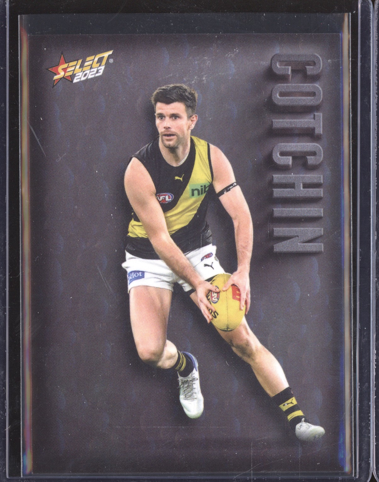 Trent Cotchin 2023 Select Footy Stars C67 Carbon 12/195