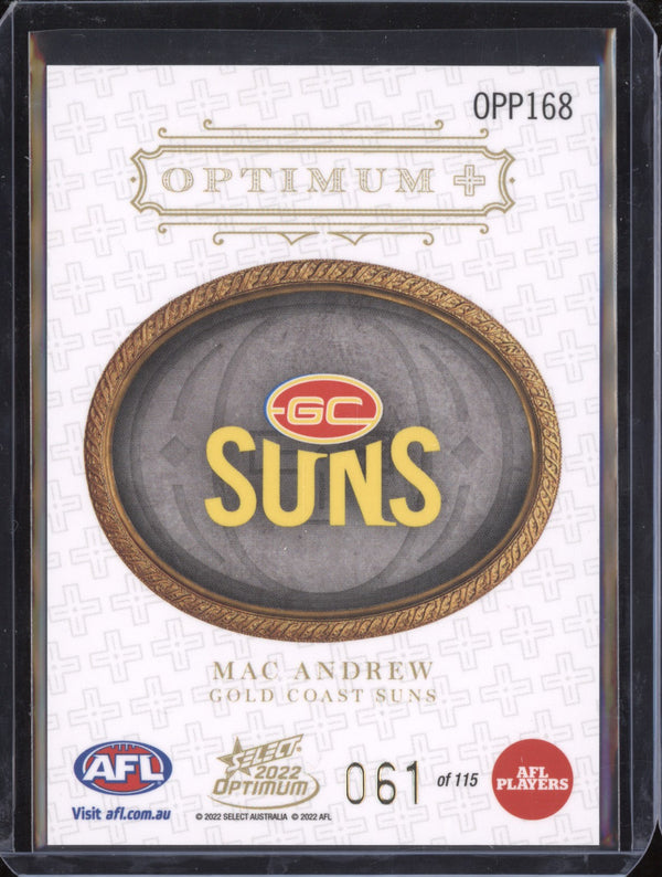 Mac Andrew 2022 Select Optimum OPP168 Optimum Plus Parallel RC 61/115