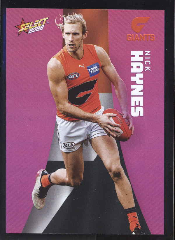 Nick Haynes 2022 Select Footy Stars Common Card - Purple