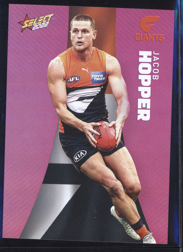 Jacob Hopper 2022 Select Footy Stars Common Card - Purple