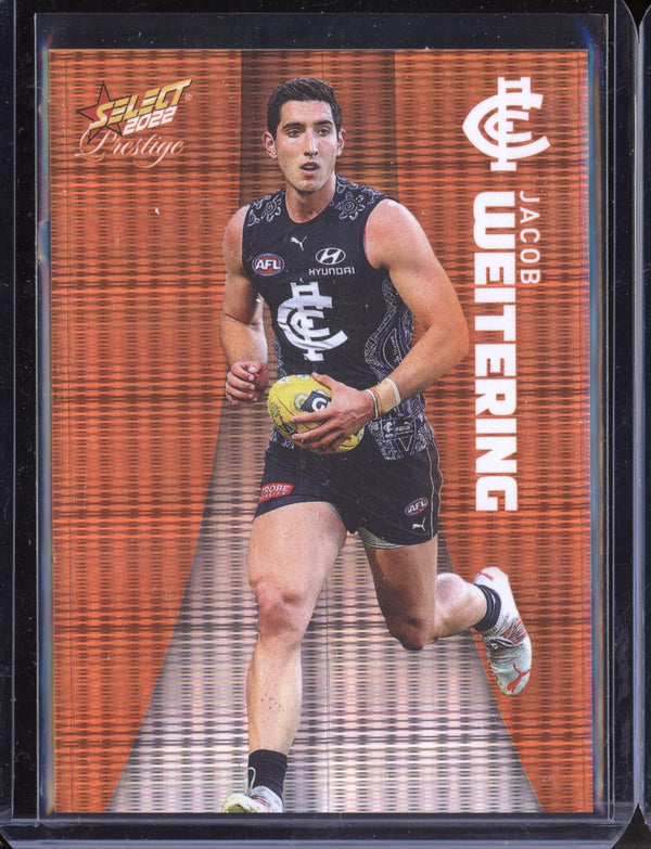 Jacob Weitering 2022 Select Footy Stars Prestige Orange 63/210