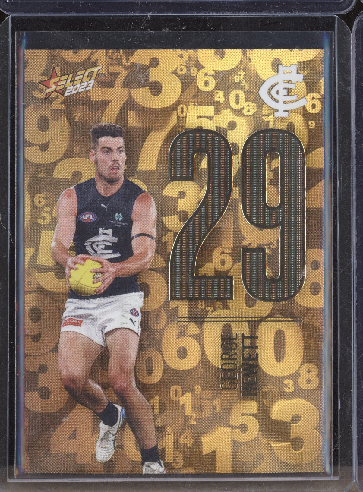 George Hewett 2023 Select Footy Stars N33 Numbers 180/255