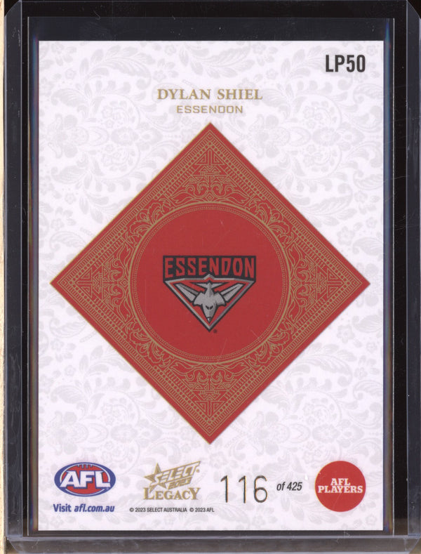 Dylan Shiel 2023 Select Legacy AFL LP50 Legacy Plus 116/425