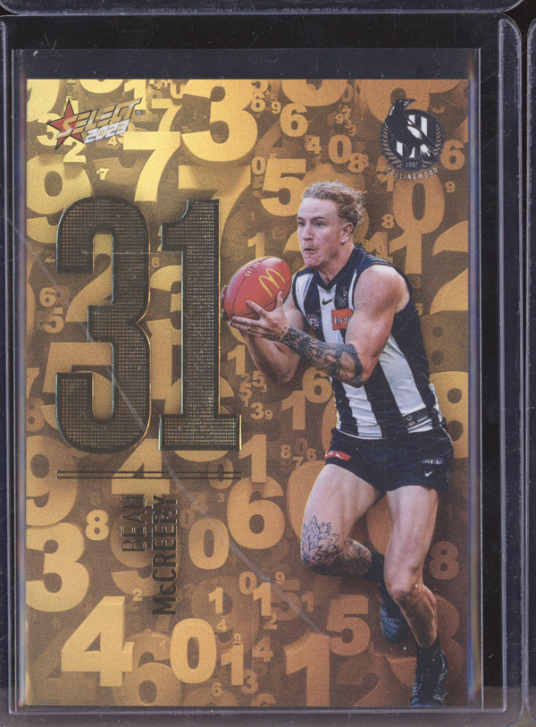 Beau McCreery 2023 Select Footy Stars N42 Numbers 70/255