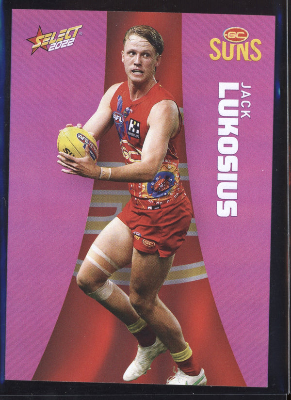 Jack Lukosius 2022 Select Footy Stars Common Card - Purple