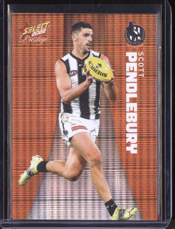 Scott Pendlebury 2022 Select Footy Stars Prestige Orange 114/210