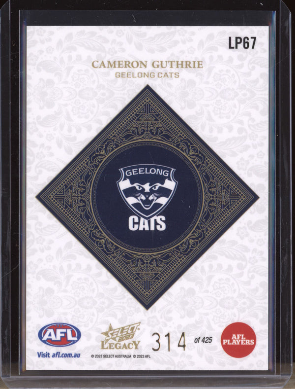 Cameron Guthrie 2023 Select Legacy AFL LP67 Legacy Plus 314/425