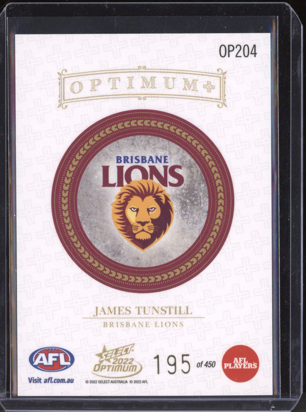 James Tunstill 2022 Select Optimum OP204 Optimum Plus RC 195/450