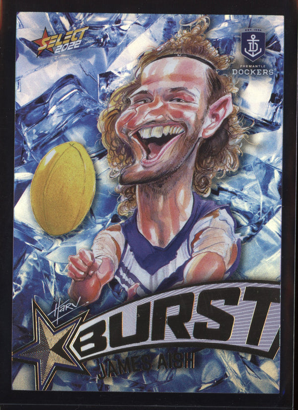 James Aish 2022 AFL - Select Footy Stars Starburst Ice