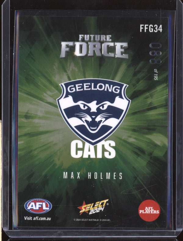 Max Holmes 2024 Select Footy Stars FFG34 Future Force Green 88/195