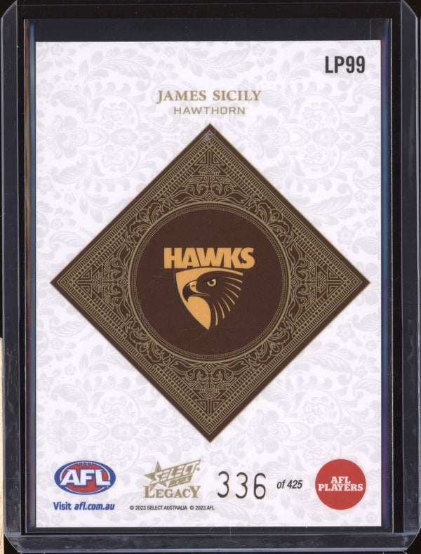 James Sicily 2023 Select Legacy AFL LP99 Legacy Plus 336/425