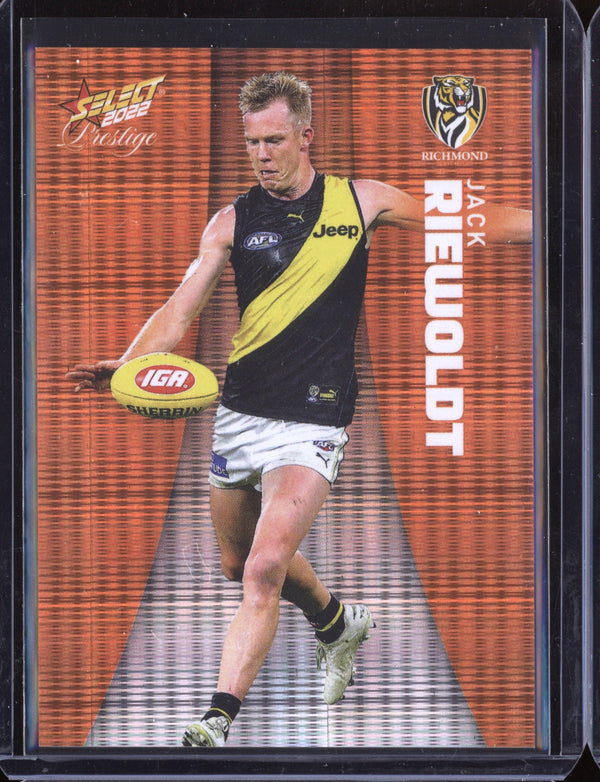 Jack Riewoldt 2022 Select Footy Stars Prestige Orange - Jumper Number 008/210