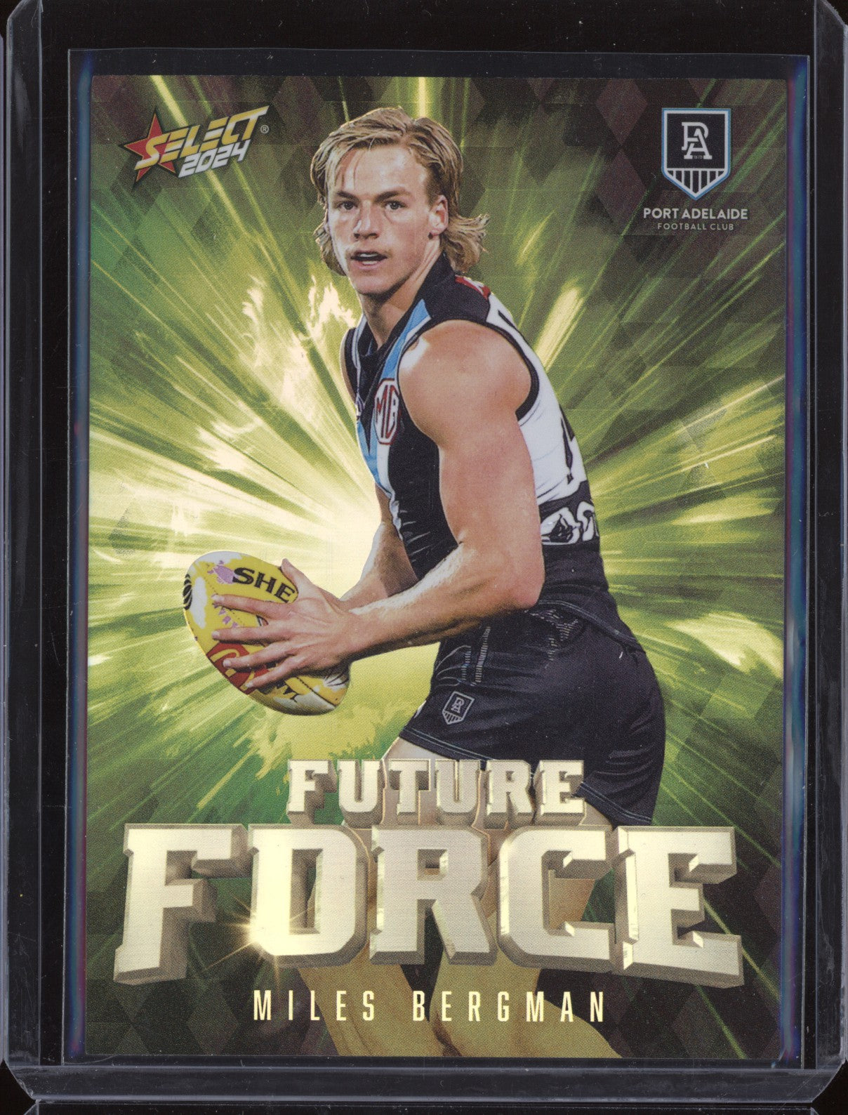 Miles Bergman 2024 Select Footy Stars FFG61 Future Force Green 195/199