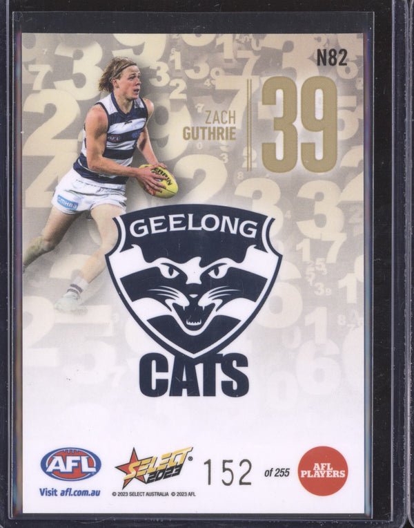 Zach Guthrie 2023 Select Footy Stars N82 Numbers 152/255