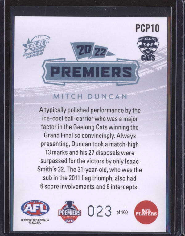 Mitch Duncan 2022 Select Premier Series PCP10 23/100