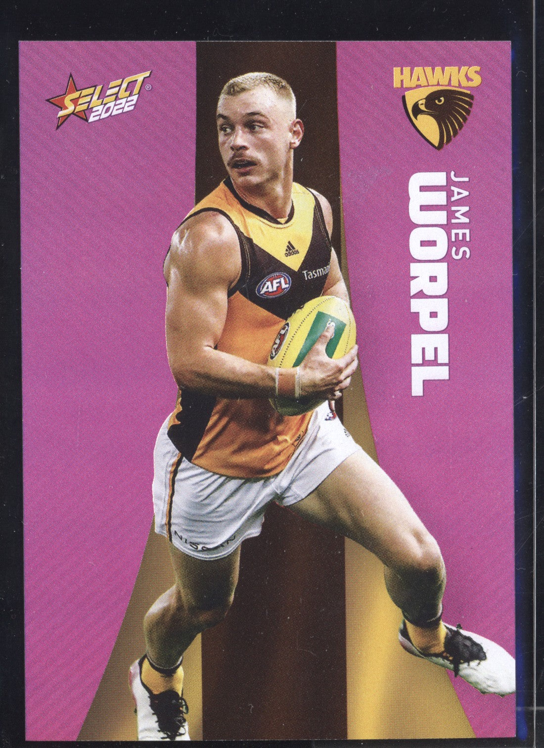 James Worpel 2022 Select Footy Stars Common Card - Purple