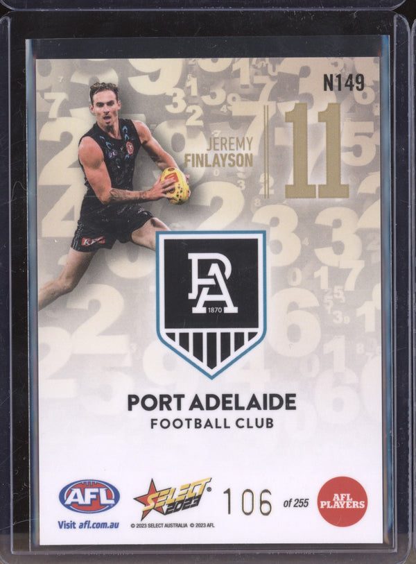 Jeremy Finlayson 2023 Select Footy Stars N149 Numbers 106/255