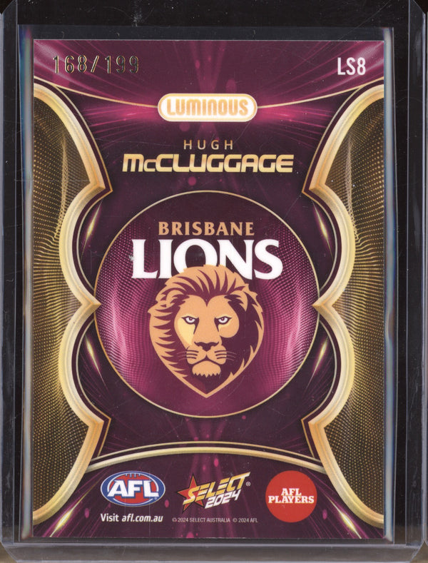 Hugh McCluggage 2024 Select Footy Stars LS8 Luminous Superstars 168/199